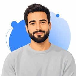 Иллюстрированный портрет Кирилла Пшинника — главного редактора блога Слаботочка